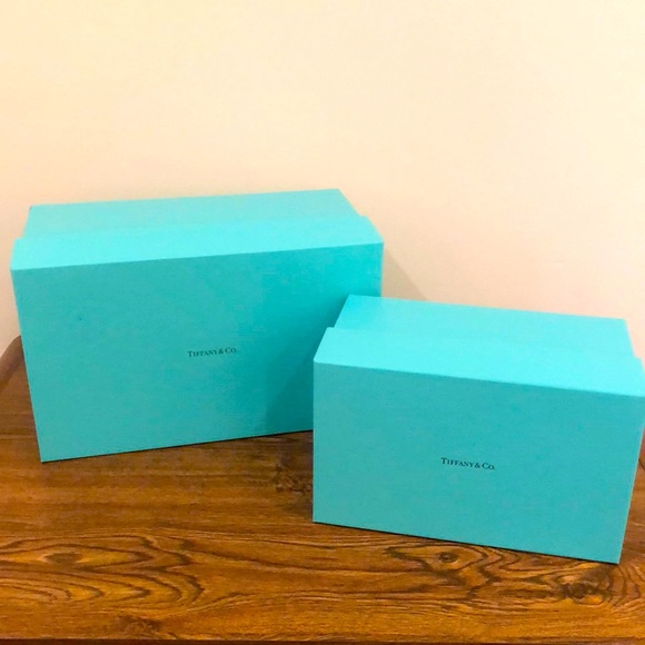 Two Authentic Tiffany & Co. Boxes